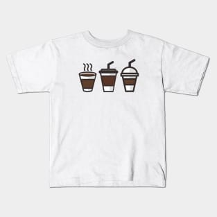 Coffee, Peace Love Coffee, Coffee Lovers, Mommy and Me Matching, Mommy and Me Outfits, Matching Family Kids T-Shirt